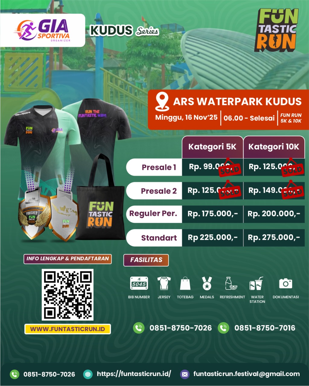 Funtastic Run Kudus Series 5K & 10K @ARS Waterpark